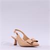 Una Healy Bubble Pop Bow Slingback Heel - Apricot